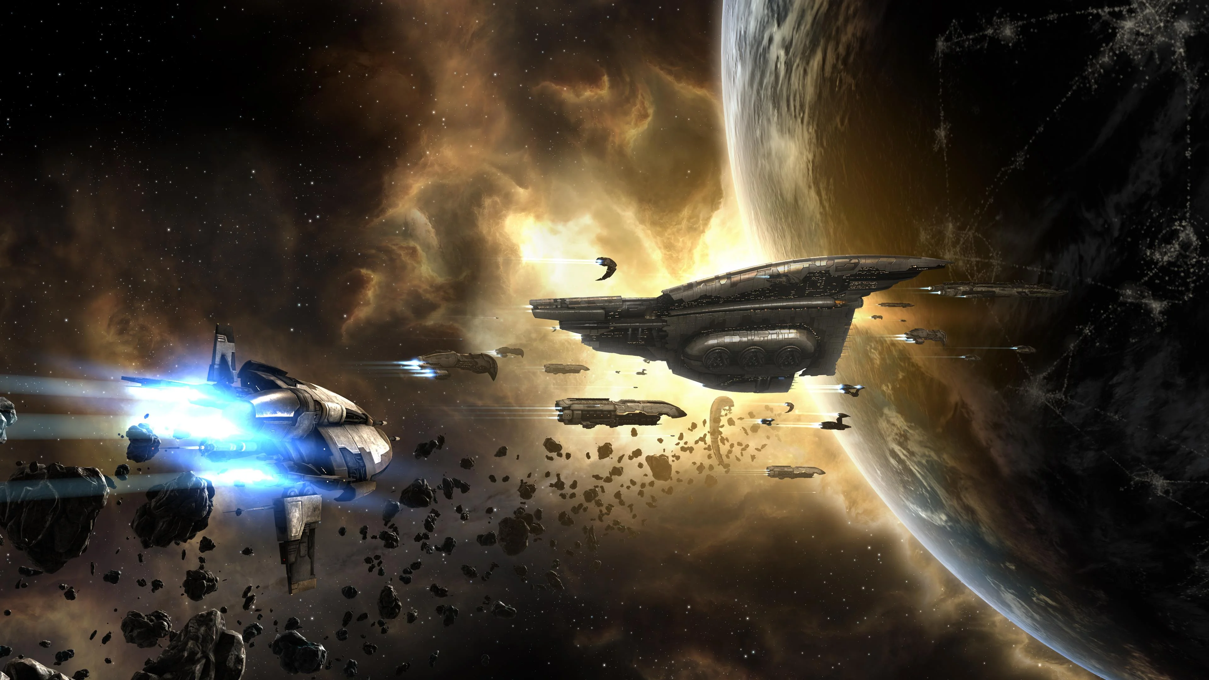 Scène de bataille spatiale 9